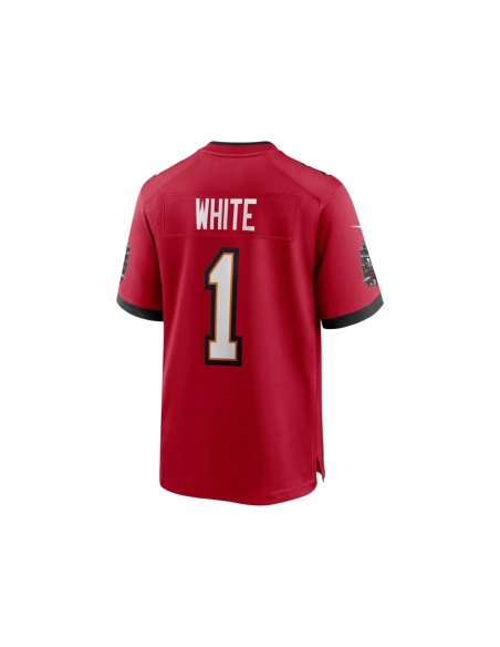Mens Tampa Bay Buccaneers Rachaad White Red Game Player Jersey