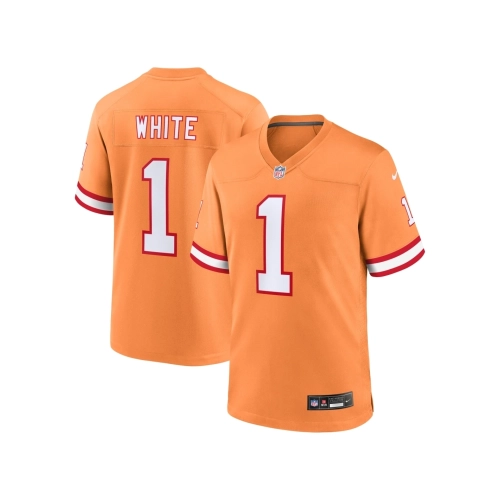 Mens Tampa Bay Buccaneers Rachaad White Orange Throwback Game Jersey