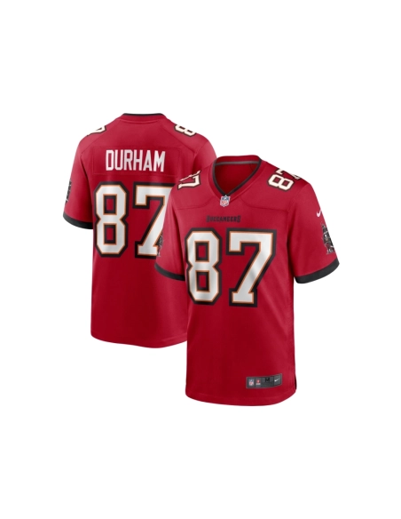 Mens Tampa Bay Buccaneers Payne Durham Red Game Jersey