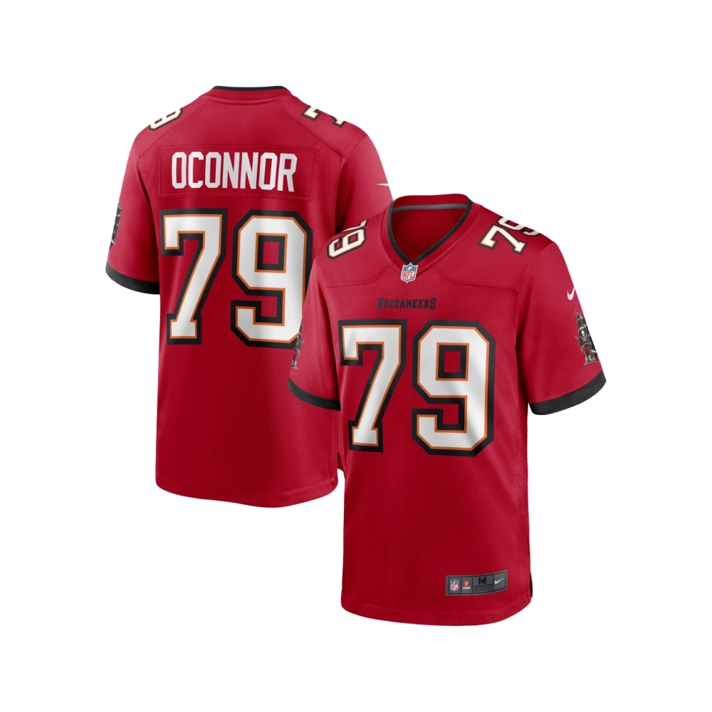Mens Tampa Bay Buccaneers Patrick OConnor Red Game Jersey