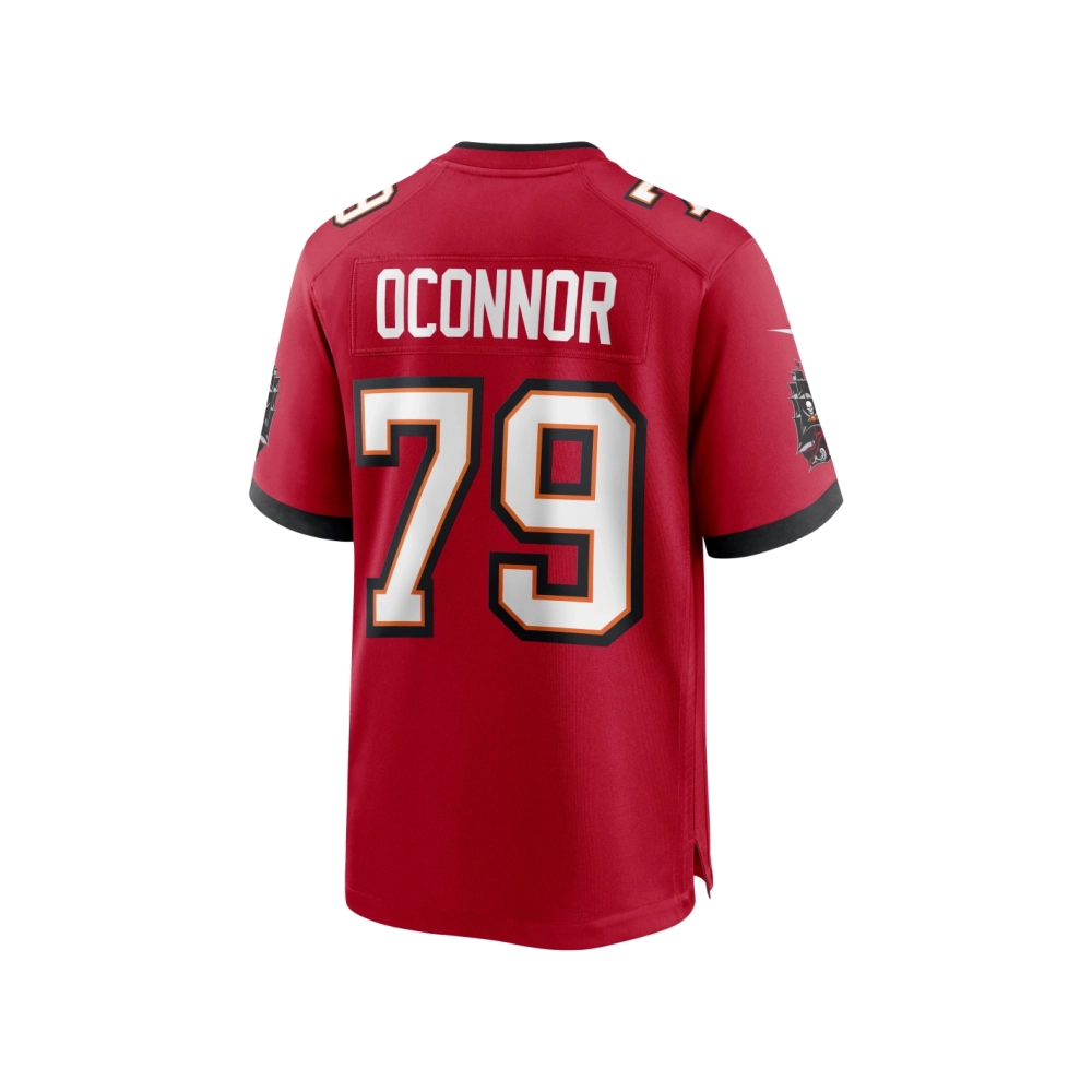 Mens Tampa Bay Buccaneers Patrick OConnor Red Game Jersey