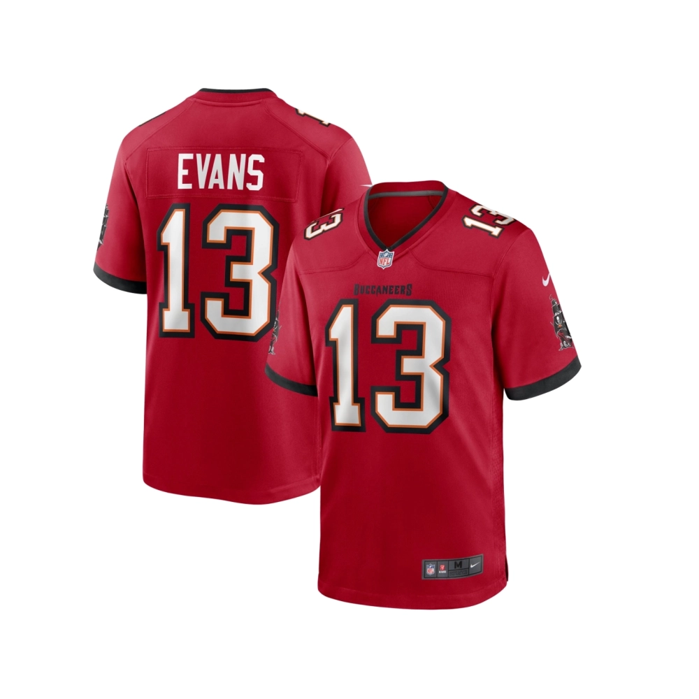 Mens Tampa Bay Buccaneers Mike Evans Red Game Jersey