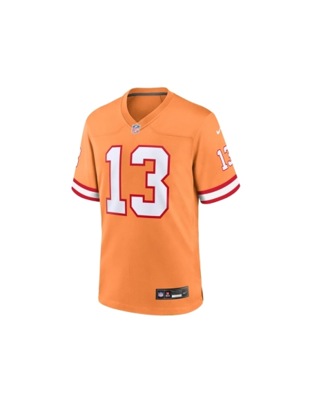 Mens Tampa Bay Buccaneers Mike Evans Orange Throwback Game Jersey