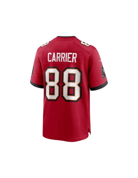 Mens Tampa Bay Buccaneers Mark Carrier Red Game Retired Player Jersey