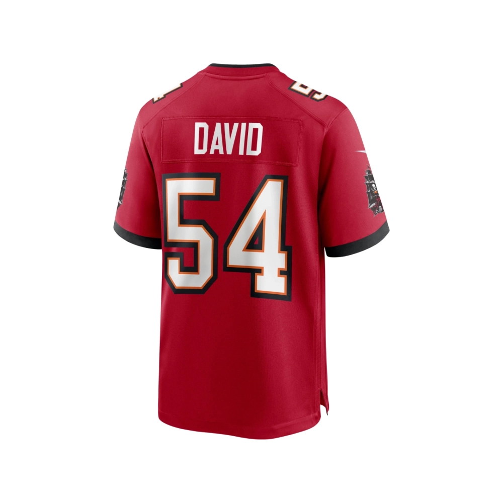Mens Tampa Bay Buccaneers Lavonte David Red Game Jersey