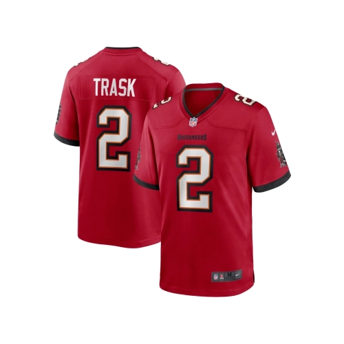 Mens Tampa Bay Buccaneers Kyle Trask Red Game Player Jersey