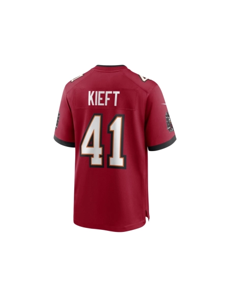 Mens Tampa Bay Buccaneers Ko Kieft Red Game Player Jersey