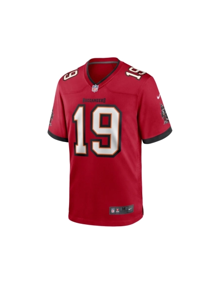 Mens Tampa Bay Buccaneers Keyshawn Johnson Red Game Retired Player Jersey