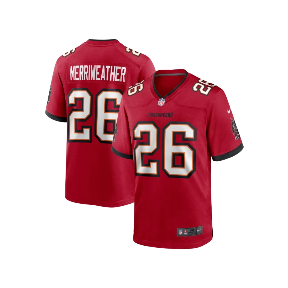 Mens Tampa Bay Buccaneers Kaevon Merriweather Red Game Jersey