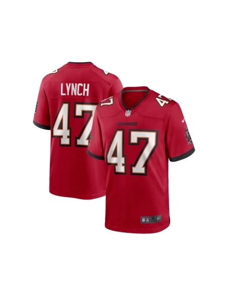 Mens Tampa Bay Buccaneers John Lynch Red Game Retired Player Jersey