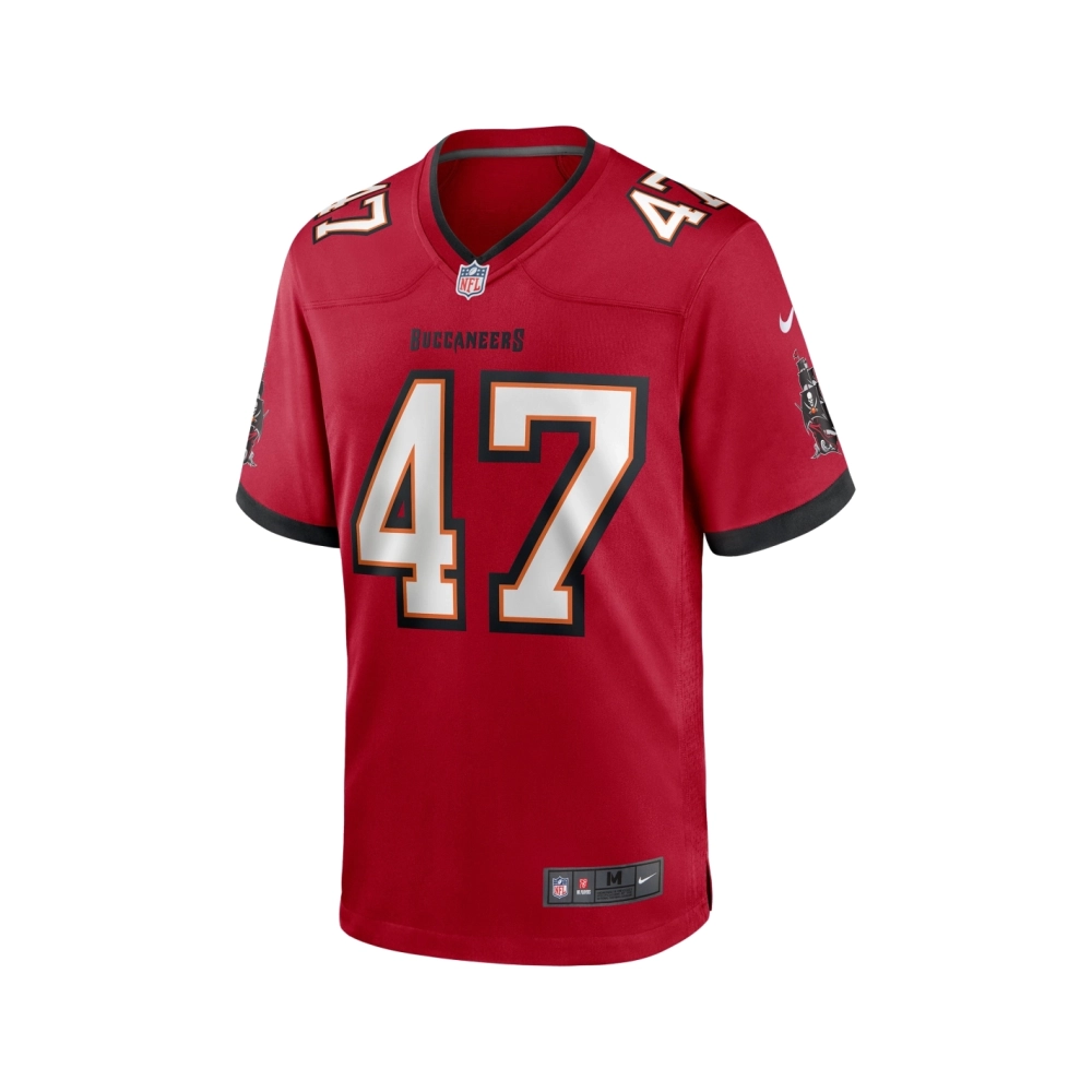 Mens Tampa Bay Buccaneers John Lynch Red Game Retired Player Jersey