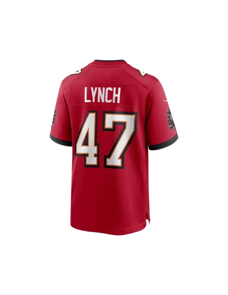 Mens Tampa Bay Buccaneers John Lynch Red Game Retired Player Jersey