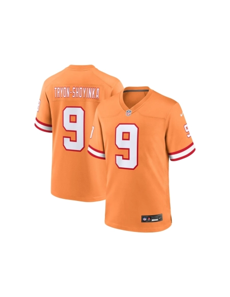 Mens Tampa Bay Buccaneers Joe Tryon-Shoyinka Orange Throwback Game Jersey
