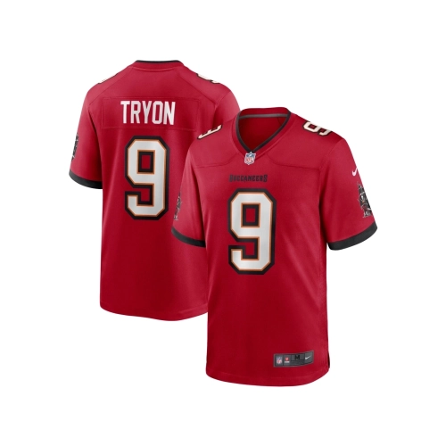 Mens Tampa Bay Buccaneers Joe Tryon Red 2021 NFL Draft First Round Pick No. 32 Game Jersey