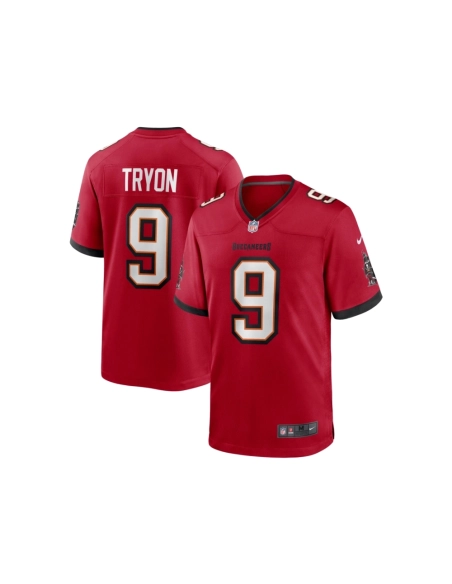 Mens Tampa Bay Buccaneers Joe Tryon Red 2021 NFL Draft First Round Pick No. 32 Game Jersey