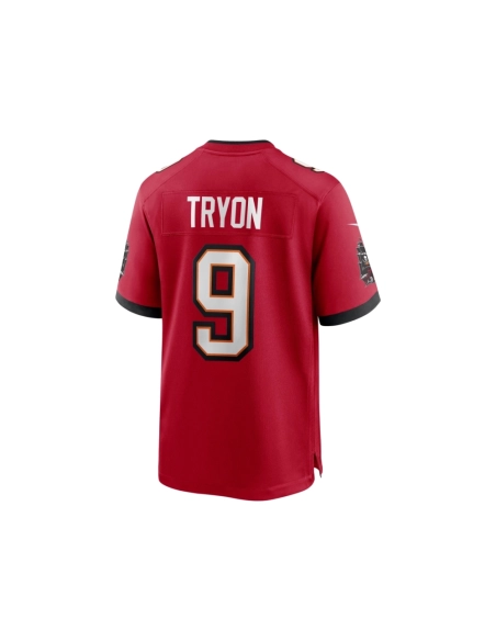 Mens Tampa Bay Buccaneers Joe Tryon Red 2021 NFL Draft First Round Pick No. 32 Game Jersey
