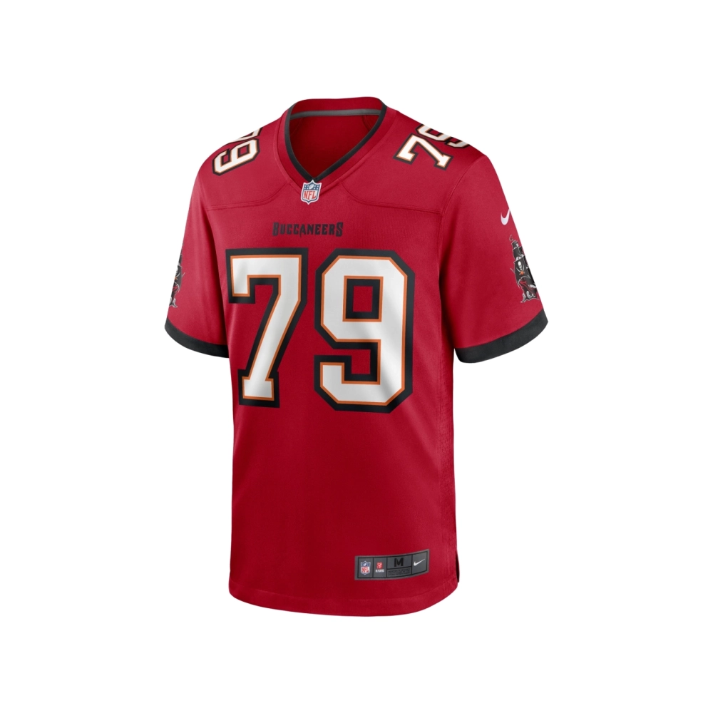 Mens Tampa Bay Buccaneers Elijah Klein Red Game Jersey