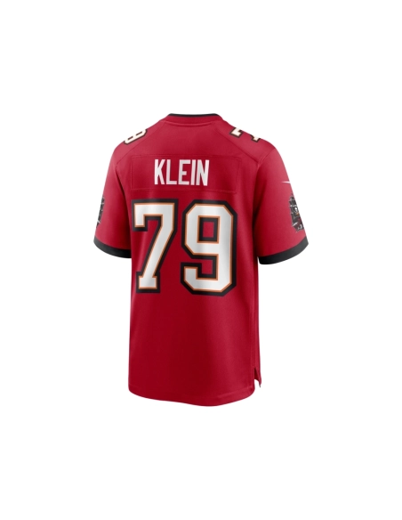 Mens Tampa Bay Buccaneers Elijah Klein Red Game Jersey
