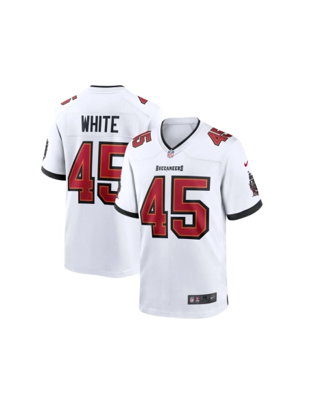 Mens Tampa Bay Buccaneers Devin White White Game Jersey