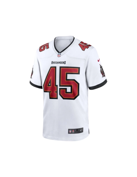 Mens Tampa Bay Buccaneers Devin White White Game Jersey