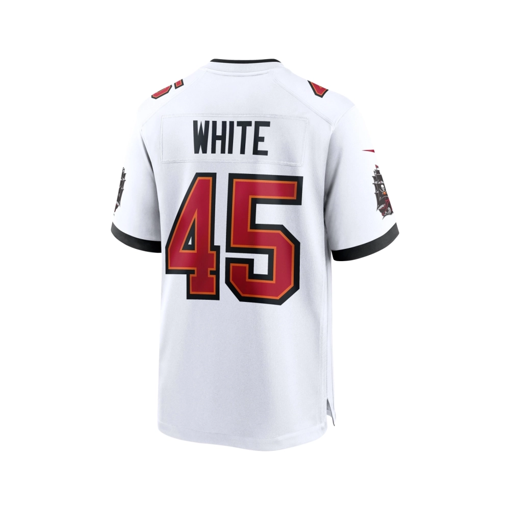 Mens Tampa Bay Buccaneers Devin White White Game Jersey