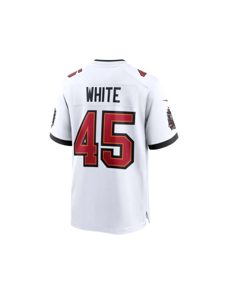 Mens Tampa Bay Buccaneers Devin White White Game Jersey