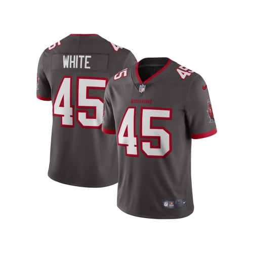 Mens Tampa Bay Buccaneers Devin White Pewter Vapor Limited Jersey