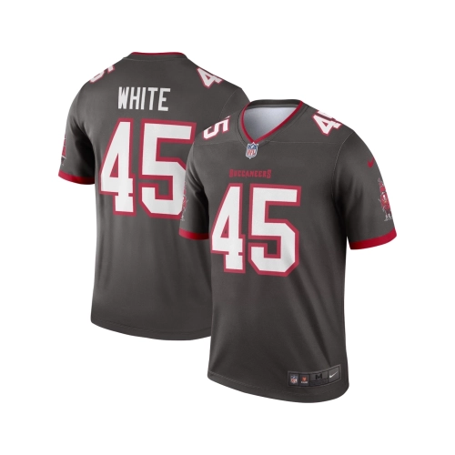 Mens Tampa Bay Buccaneers Devin White Pewter Alternate Legend Jersey