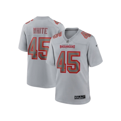 Mens Tampa Bay Buccaneers Devin White Gray Atmosphere Fashion Game Jersey
