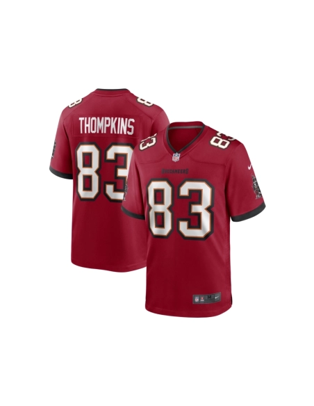 Mens Tampa Bay Buccaneers Deven Thompkins Red Game Player Jersey