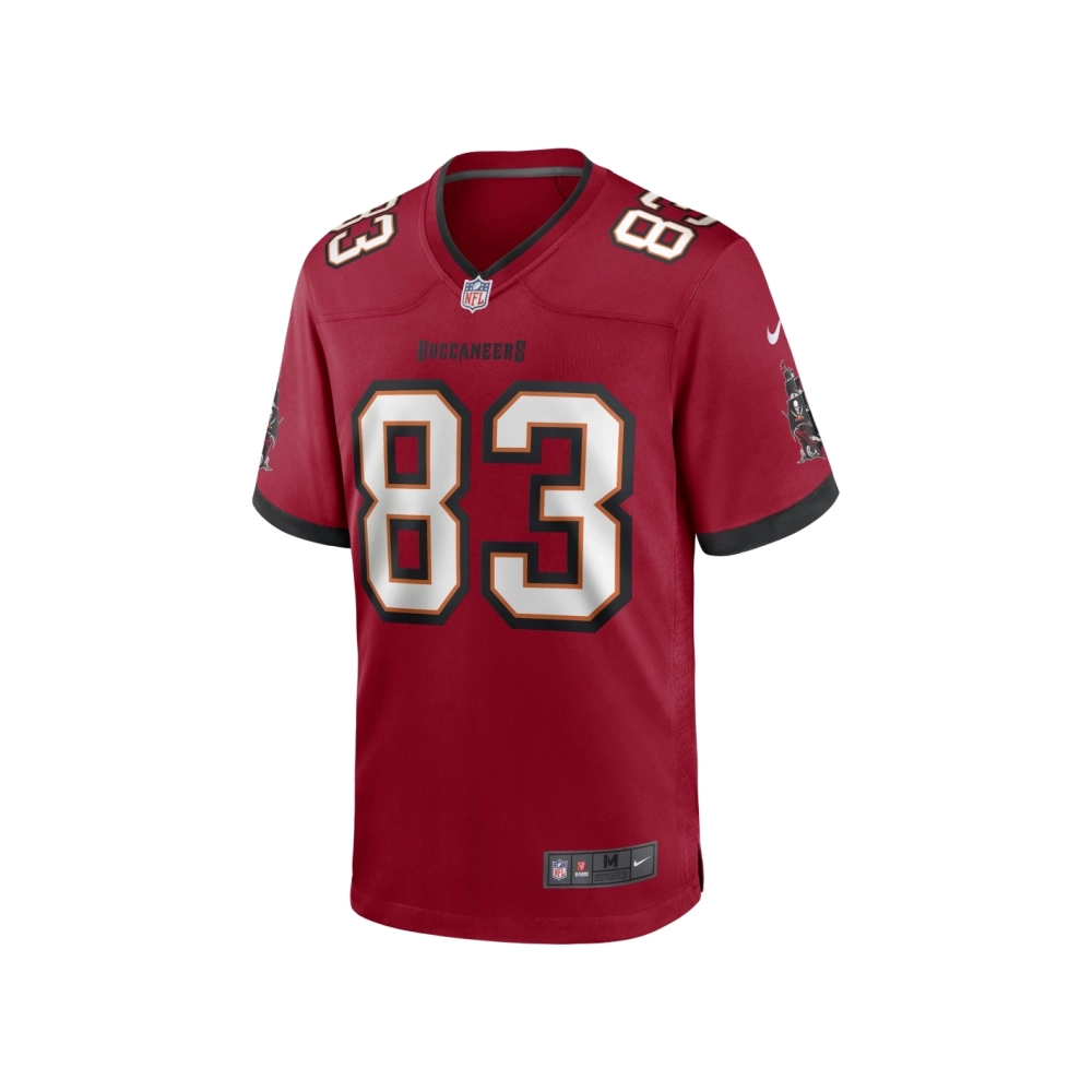 Mens Tampa Bay Buccaneers Deven Thompkins Red Game Player Jersey