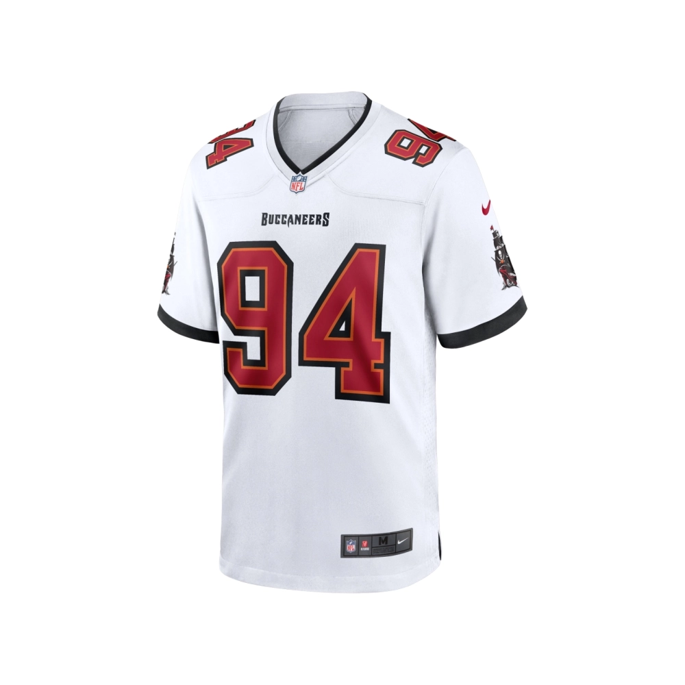 Mens Tampa Bay Buccaneers Calijah Kancey White Game Jersey