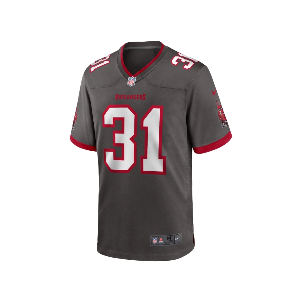 Mens Tampa Bay Buccaneers Antoine Winfield Jr. Pewter Game Jersey