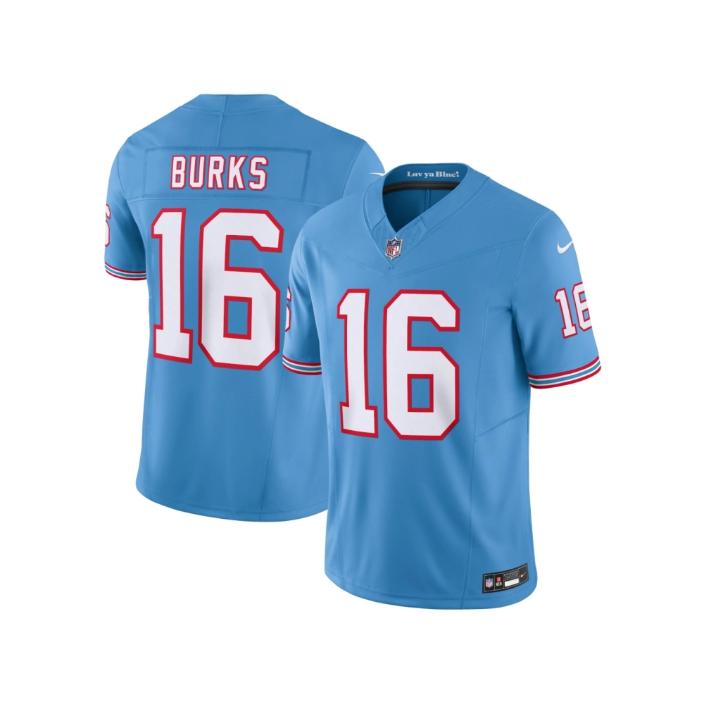 Mens Tennessee Titans Treylon Burks Light Blue Vapor F.U.S.E. Limited Jersey