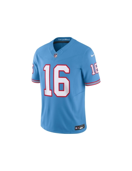 Mens Tennessee Titans Treylon Burks Light Blue Vapor F.U.S.E. Limited Jersey