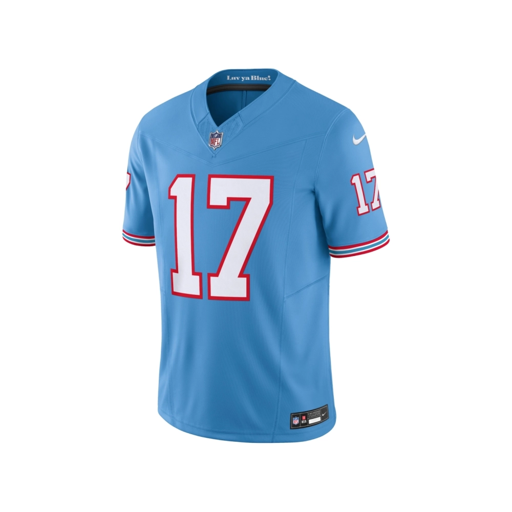 Mens Tennessee Titans Ryan Tannehill Light Blue Vapor F.U.S.E. Limited Jersey