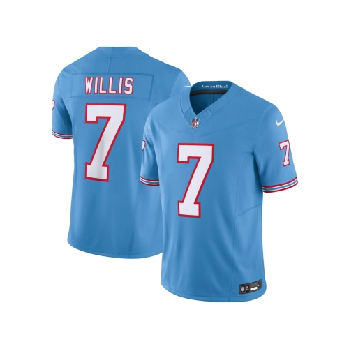 Mens Tennessee Titans Malik Willis Light Blue Vapor F.U.S.E. Limited Jersey