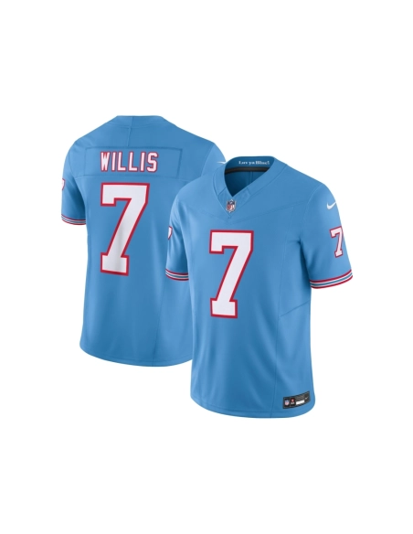 Mens Tennessee Titans Malik Willis Light Blue Vapor F.U.S.E. Limited Jersey