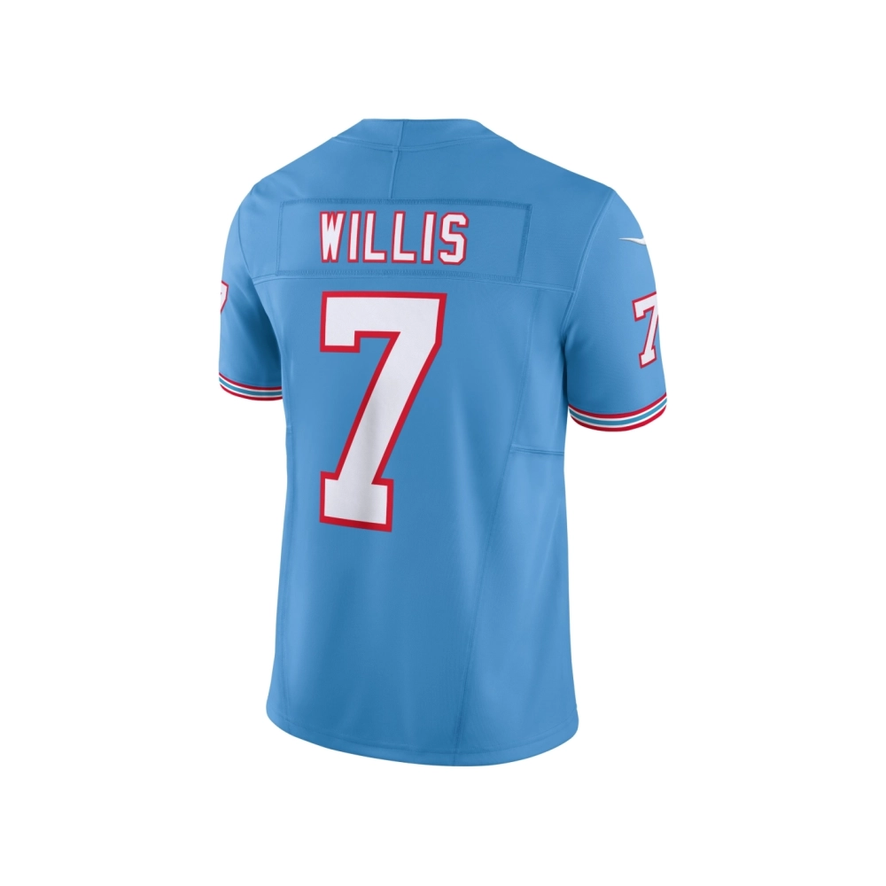 Mens Tennessee Titans Malik Willis Light Blue Vapor F.U.S.E. Limited Jersey