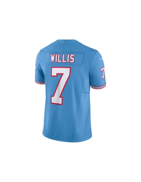 Mens Tennessee Titans Malik Willis Light Blue Vapor F.U.S.E. Limited Jersey