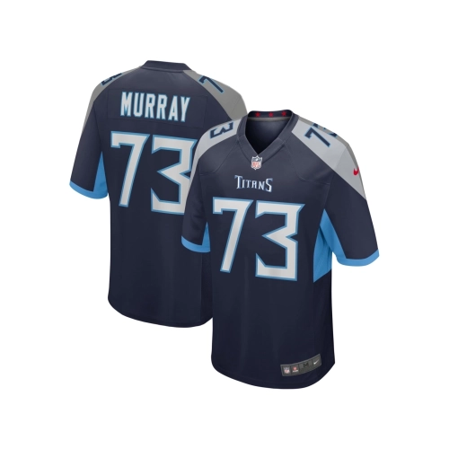 Mens Tennessee Titans Justin Murray Navy Team Game Jersey