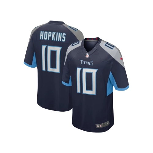 Mens Tennessee Titans DeAndre Hopkins Navy Game Jersey