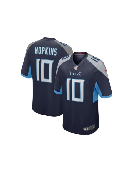 Mens Tennessee Titans DeAndre Hopkins Navy Game Jersey