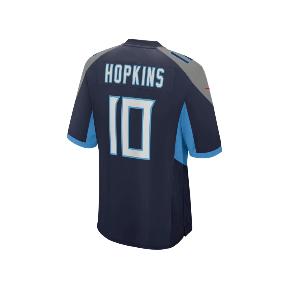 Mens Tennessee Titans DeAndre Hopkins Navy Game Jersey