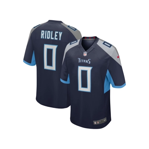 Mens Tennessee Titans Calvin Ridley Navy Game Player Jersey