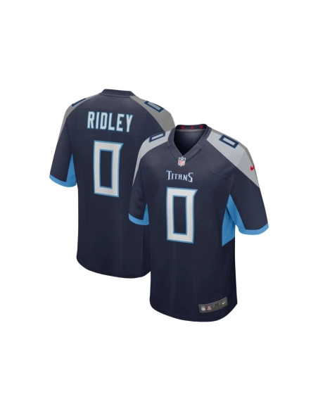 Mens Tennessee Titans Calvin Ridley Navy Game Player Jersey
