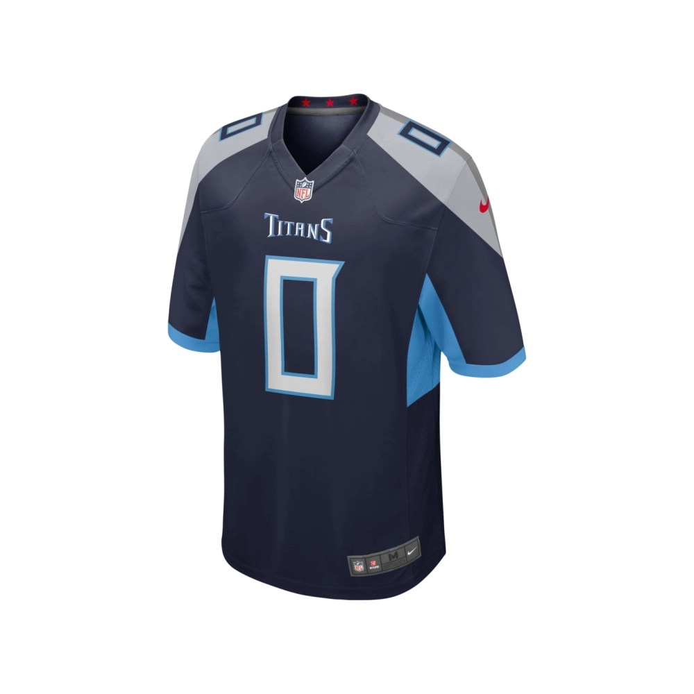 Mens Tennessee Titans Calvin Ridley Navy Game Player Jersey