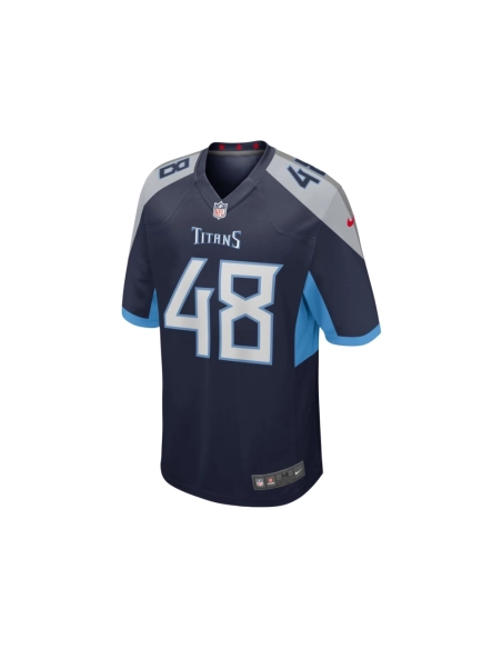 Mens Tennessee Titans Beau Brinkley Navy Game Jersey