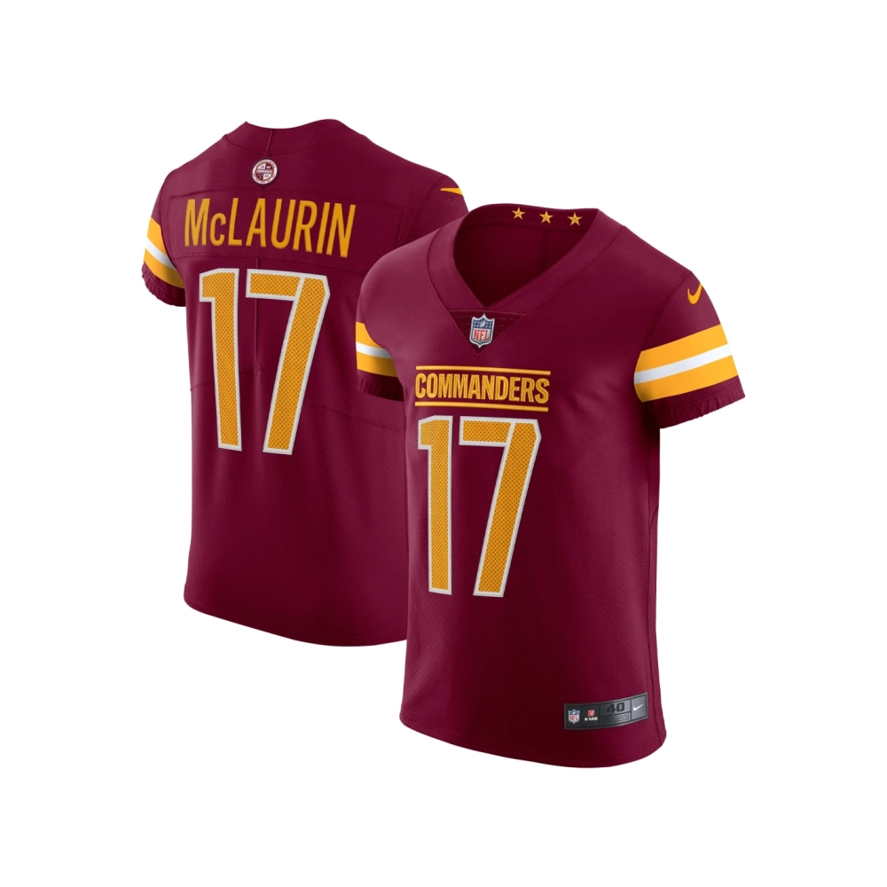 Mens Washington Commanders Terry McLaurin Burgundy Vapor Elite Jersey