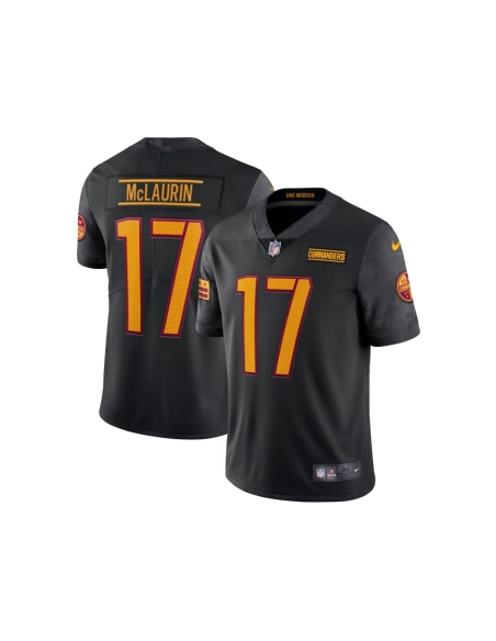 Mens Washington Commanders Terry McLaurin Black Alternate Vapor Limited Jersey